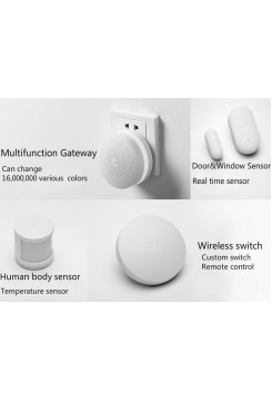 گیت وی سنسور و دستگاه کنترل کننده هوشمند مرکزی هشدار دهنده چند منظوره چندکاره می شیاومی شیائومی | Xiaomi Mi Smart Home Multifunctional Gateway Alarm System